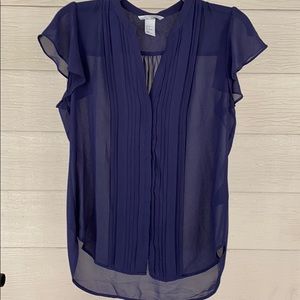H&M butterfly sleeve blouse